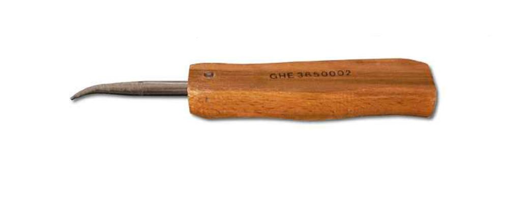 Leschhorn GHE 3850002 Spitzdorn kurz, Holzgriff, Länge 190mm - Leschhorn GHE Spitzdorn kurz - Holzgriff