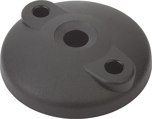 Kipp K0423.4080 TELLER F. STELLFUSS FORM D ANTISL, - KIPP K0423-D Teller fuer Stellfuesse aus Kunststoff -