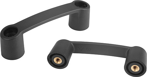 Kipp K0189.109406 BÜGELGRIFF FORM A, A=93,5, M6, THERMOPLAST - KIPP K0189-A Buegelgriffe - Form A