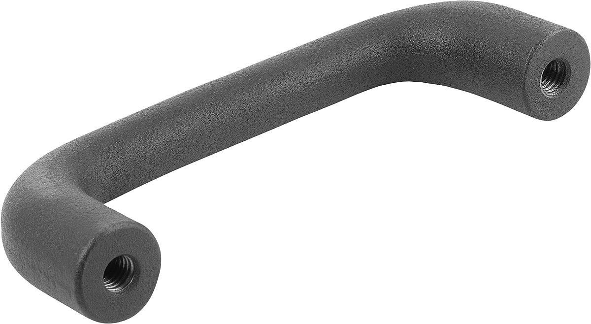 Kipp K0186.112081 BÜGELGRIFF A=112, M8, KUNSTSTOFFBESCHICHTET, SCHWARZ - K0186-112081 BUEGELGRIFF A 112 - M8 - KUNSTSTOFFBESCHICHTET - SCHWARZ