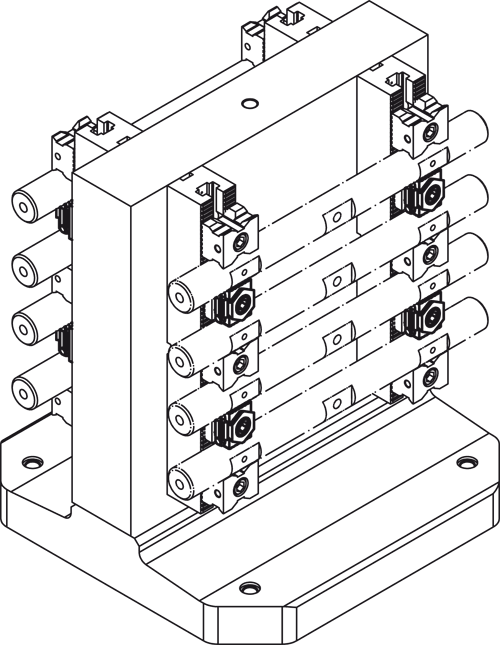 Halder 23250.0158 Keil-Spannsegment M 8, Einfachkeil Spannbacke mit Anschraubgewinde - Keil-Spannsegment - M 12 - Einfachkeil - Spannbacke geriffelt Einfachkeil - Spannbacke geriffelt
