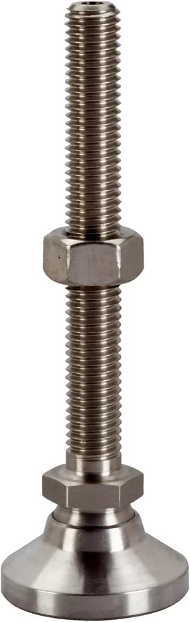 Halder 22590.0638 Gelenkteller M 10 x 100, Teller und Kugelelement mit Bolzen aus rostfreiem Stahl - Gelenkteller M 10 x 100, Teller und Kugelelement mit Bolzen aus rostfreiem Stahl