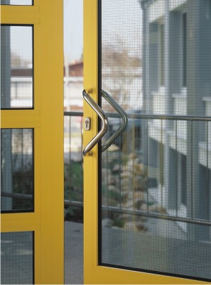 Leschhorn ER-33-S500-EK   Edelstahl Bügelgriffe A 500,  Einzelgriff mit Klemmbuchse - Leschhorn ER Edelstahl Buegelgriffe ER-33-A ER-33-D ER-33-S Anwendung Tuergriff