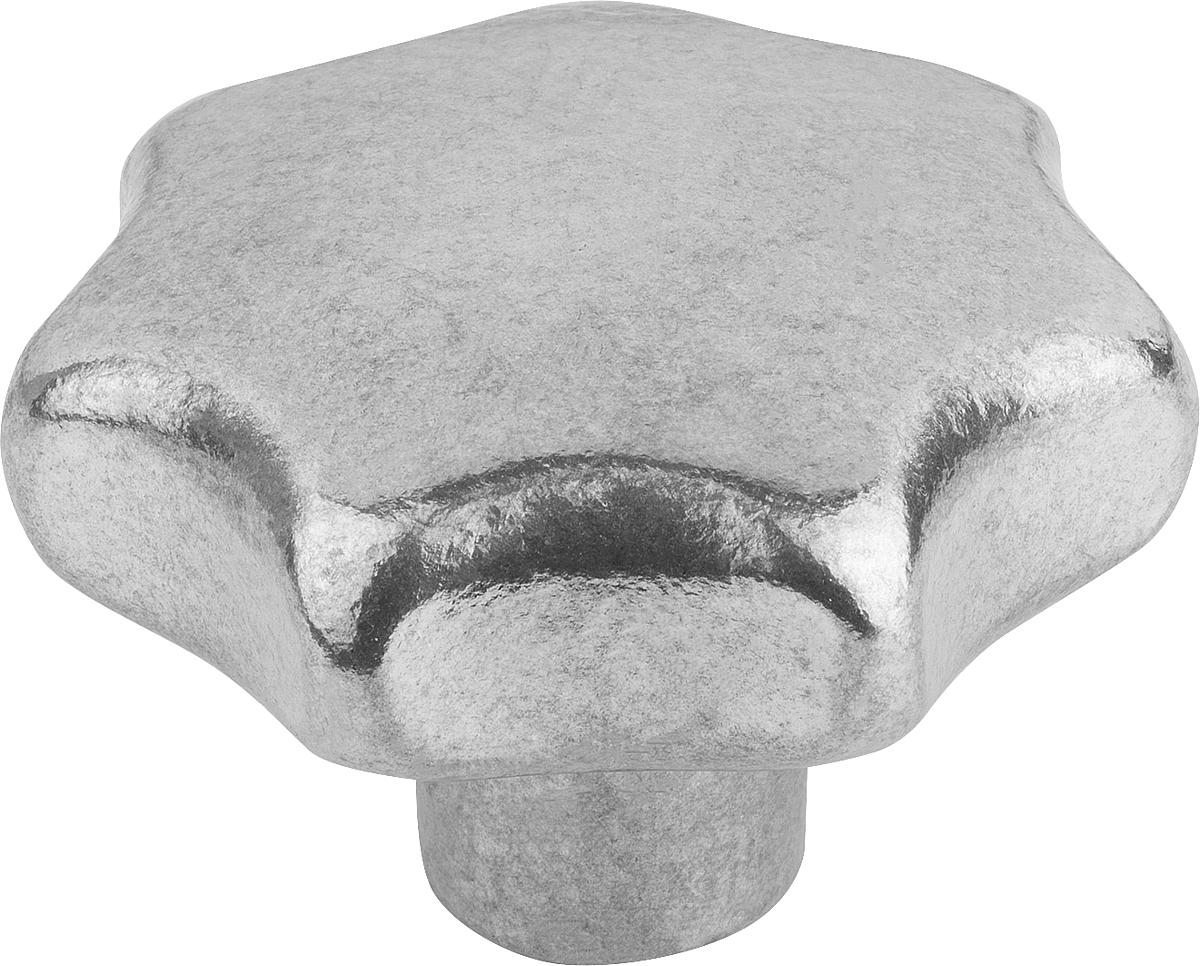 Norelem 06192-14008 STERNGRIFF FORM A, D1=40, ALU, GEROMMELT - 06192-14008 STERNGRIFF FORM A - D1 40 - ALU - GEROMMELT