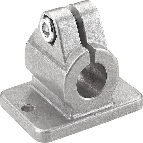 Kipp K0479.512 FLANSCHKLEMMSTÜCK ALUMINIUMGUSS, A=12,1 - KIPP K0479 Flanschklemmstuecke - Aluminium