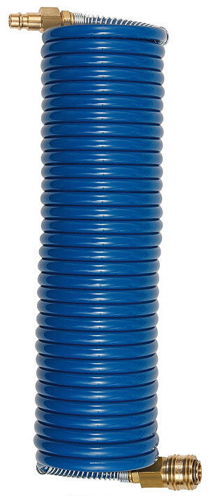 RIEGLER SP 8-250KSD Spiralschl.-Kupplung-Set, Standardkpl., Nylon, ø 7,9x6,3, 2,5 m - LE71512 SP 8-500KSD Spiralschlauch Kupplung Set mit Standardkupplung