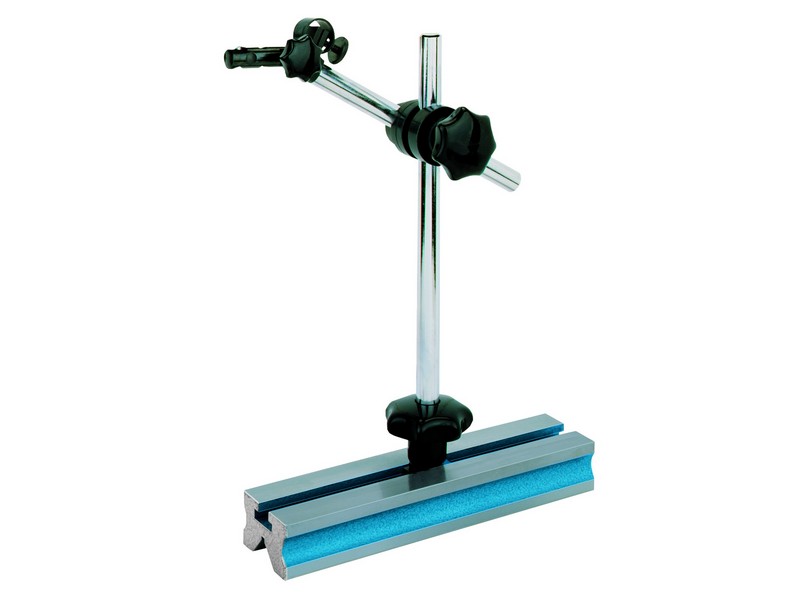 Helios Preisser, 0763100  Universal-Messstativ  301 mm Säulenhöhe, Fußabmessung (L x H x B) 250 x 60 x 35, Querarm ø 16/16 - Helios Preisser 0763 Universal-Messstativ