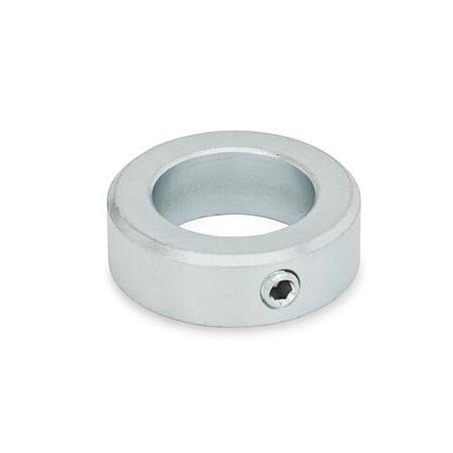 Ganter 705-10-E-ZB STELLRING, VERZINKT BLAU CHROMATIERT - GN 705 Stellringe - Stahl verzinkt-Abbildung