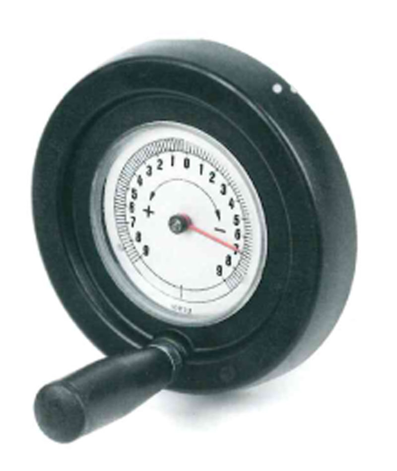 Leschhorn K907 Scheibenhandräder mit Griff für Positionsanzeigen  D 199; d5 125,5 (S120/1); d1 6,8 H9 - Boteco K907 Speichenhandraeder mit Griff fuer Positionsanzeigen