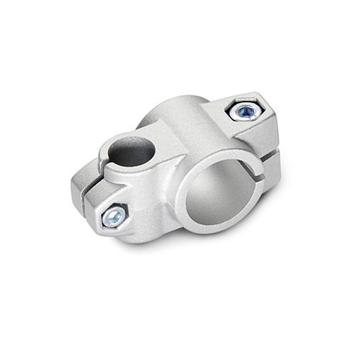 Ganter 133-B20-B12-2-BL KREUZ KLEMMVERBINDER - GN 133 Kreuz Klemmverbinder - Aluminium-Abbildung