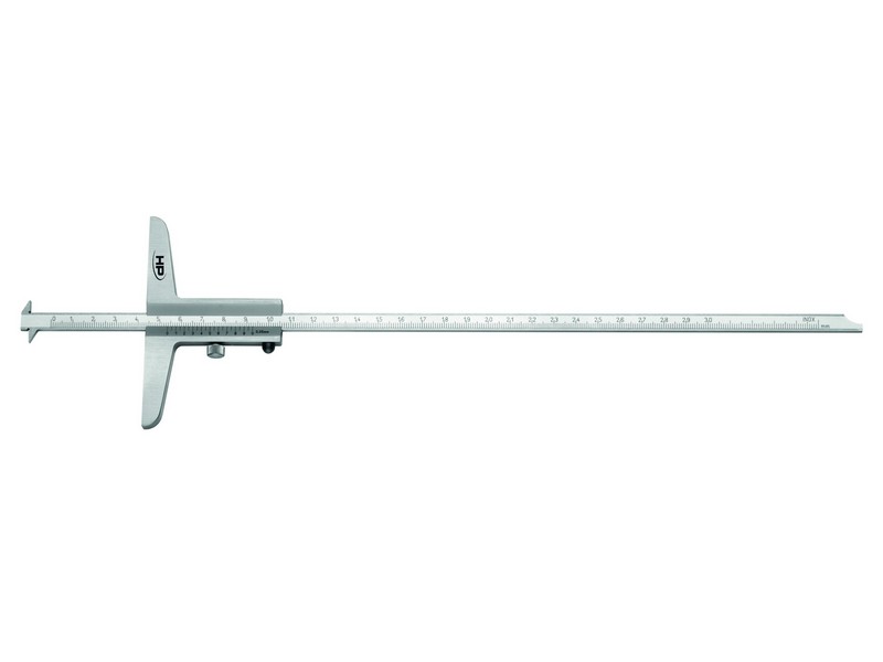 Helios Preisser, 0292 501 Breiten- und Abstands-Tiefenmessschieber 200 mm Messbereich - Breiten Abstands Messschieber