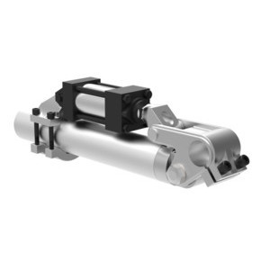 DESTACO CPI-WRWM-90-60-50 Gelenk Rotationsgruppen für Rund-Toolings, Länge 489,2 mm, Drehung 90°, Rohrdurchmesser 60 mm, Zylinder Ø 50 mm - LE 70000 GELENK-ROTATIONSBAUGRUPPEN FUeR RUND-TOOLINGS