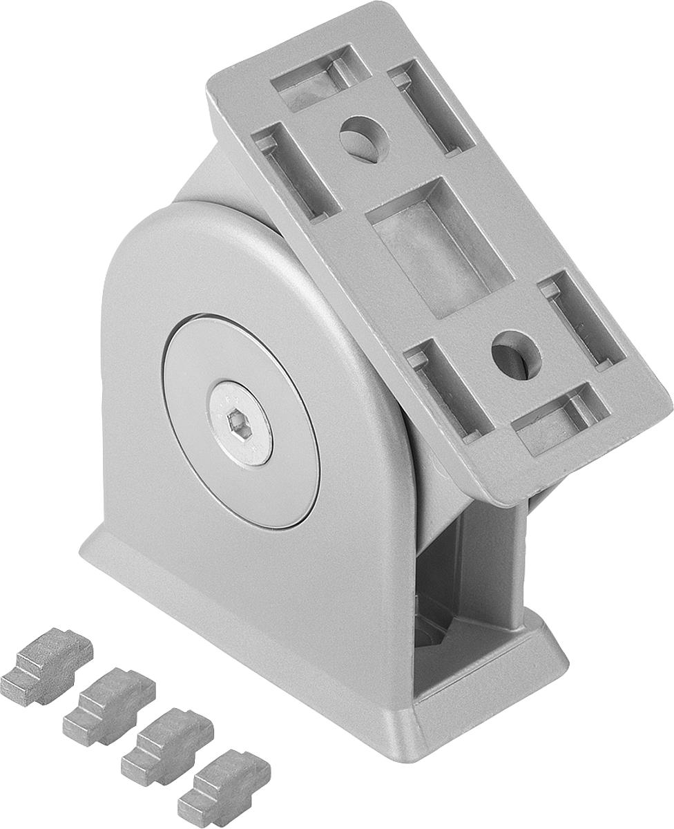 Kipp K1051.104590 GELENKSTÜCK OHNE KLEMMHEBEL 90X45X100, FORM:B ALUMINIUM, TYP B, BN=10 - K1051-104590 GELENKSTUECK OHNE KLEMMHEBEL 90X45X100 - FORM B ALUMINIUM - TYP B - BN 10
