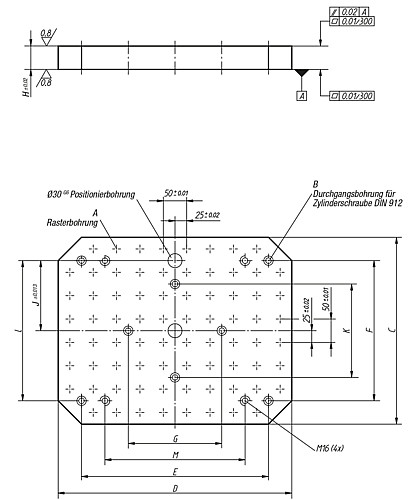 Kipp K0806.124050 PALETTE AUSSENMASSE 400 X 500 X 50 - KIPP K0806 Paletten