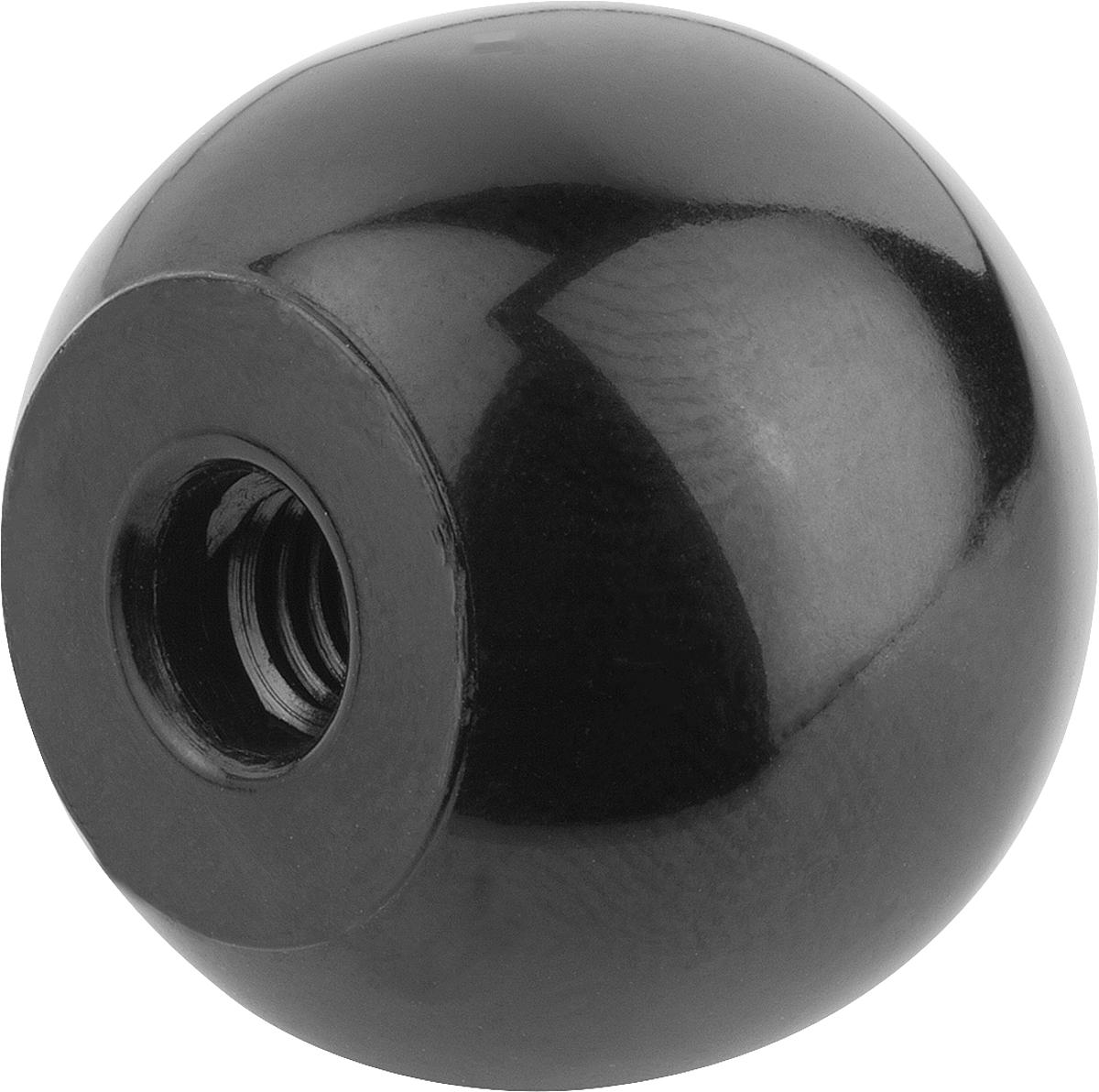 Norelem 06250-13510 KUGELKNOPF D1=37  M10, FORM C, DUROPLAST - 06250-13510 KUGELKNOPF D1 37  M10 - FORM C - DUROPLAST