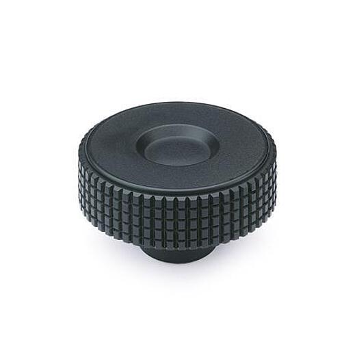 Ganter 534-32-M5-SW ELESA KORDELGRIFF - GN 534 Kordelgriffe - Kunststoff - Abdeckkappe schwarz-Abbildung