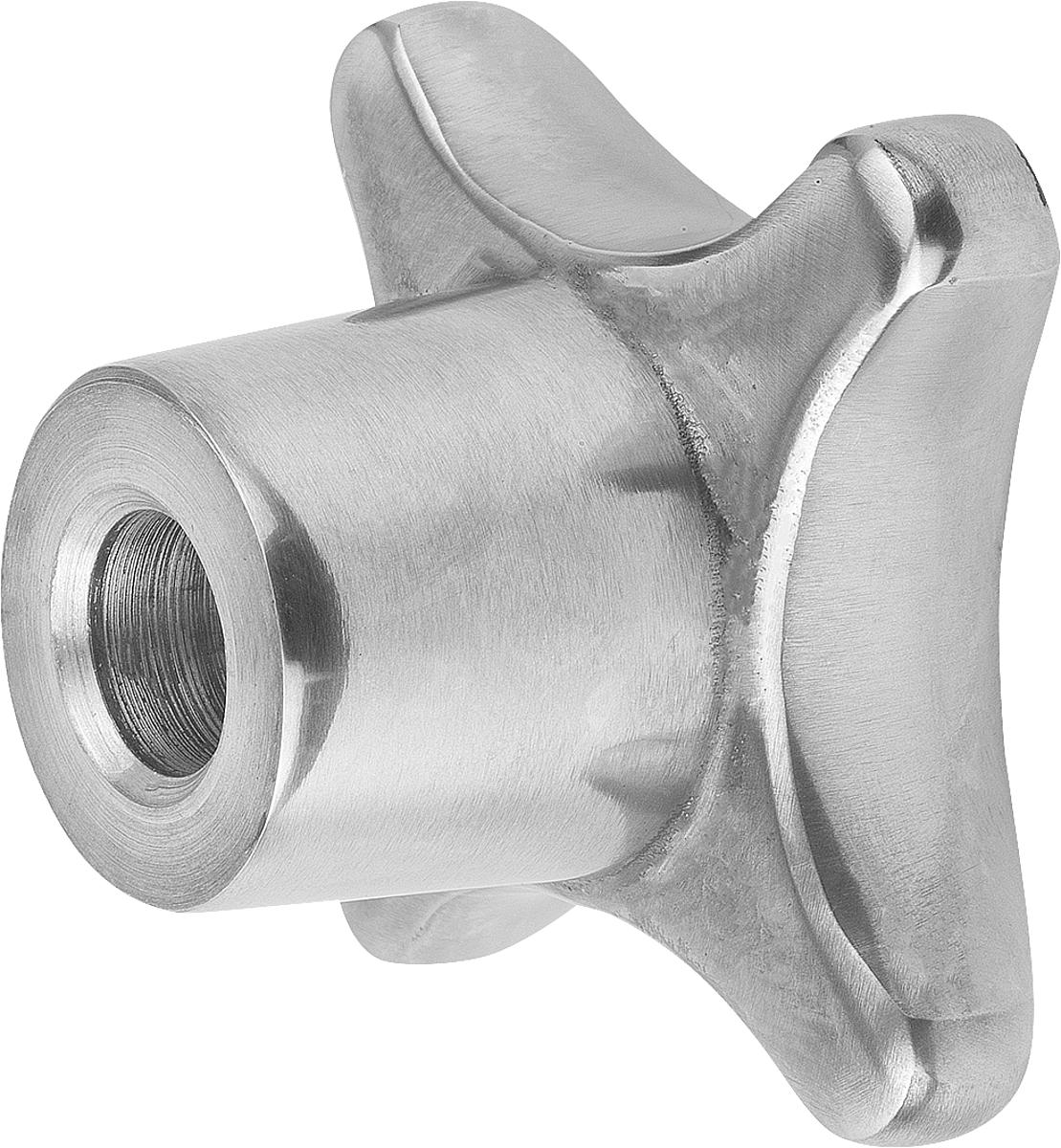 Kipp K0145.3080162 KREUZGRIFF FORM C, D1=80, D4=16H7, ALU, POLIERT - K0145-3080162 KREUZGRIFF FORM C - D1 80 - D4 16H7 - ALU - POLIERT