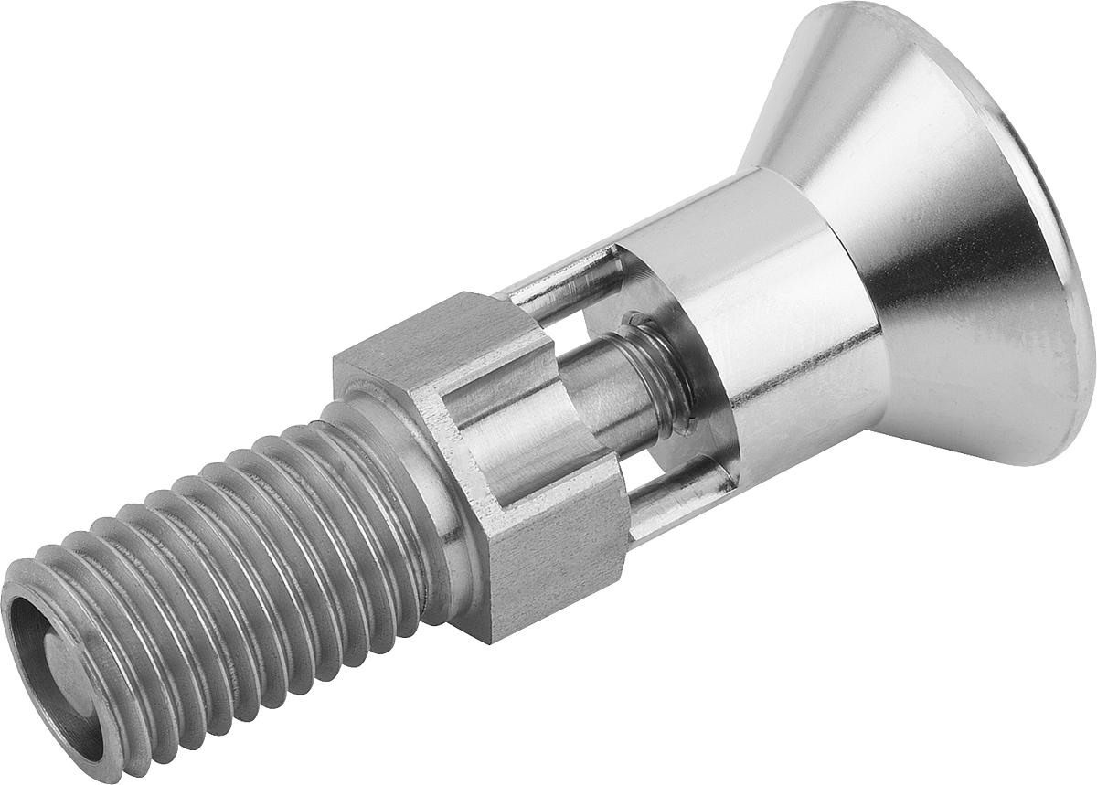 Kipp K0632.003903 ARRETIERBOLZEN GR.9 FORM C    EDELSTAHL, ARRETIERSTIFT GEH R - K0632-003903 ARRETIERBOLZEN GR 9 FORM C EDELSTAHL - ARRETIERSTIFT GEH R