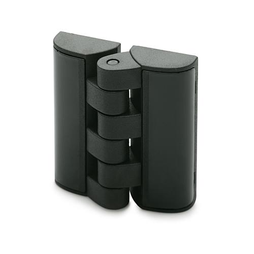 Ganter 151.3-48-49-5,5-EH ELESA SCHARNIER - GN 151-3 Scharniere mit Abdeckung - Kunststoff-Abbildung