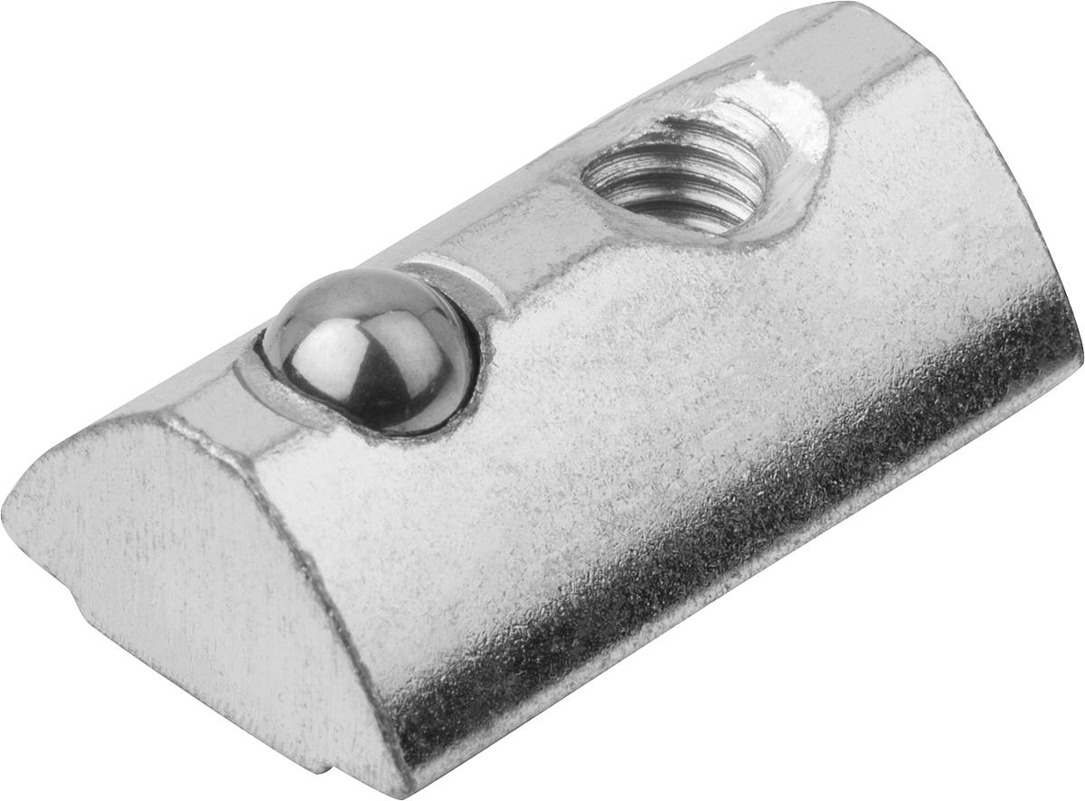 Norelem 07073-0805 NUTENSTEIN EINSCHWENKBAR D=M05 B=13,5, FORM:B STAHL, MIT STEG - 07073-0805 NUTENSTEIN EINSCHWENKBAR D M05 B 13-5 - FORM B STAHL - MIT STEG