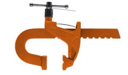 Leschhorn T186-12 Zahnstangen-Spanner Spannweite 300 mm,  CARVER Haltekraft 5650N - 27000N - CARVER Zahnstangenspanner -C- 1 Spannbacke