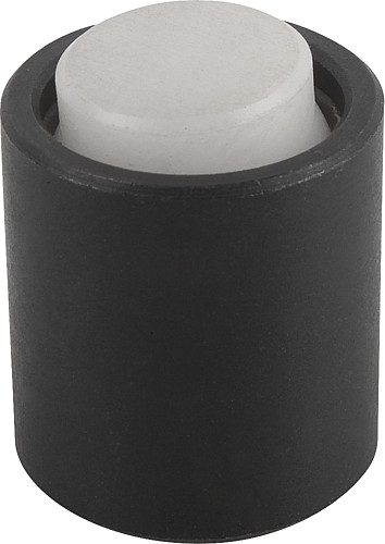 Kipp K0284.704X012 PENDELAUFLAGE FORM K MIT O RING, D3=M4, L=12 - KIPP K0284-K Pendelauflagen mit O Ring - Form K