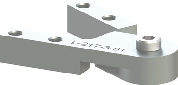 DESTACO L-213-3-01 Spannarmadapter zur Überbrückung; einfache Handhabung; diverse Längen; aus Aluminium, Leichtbau - DE-STA-CO L-200-3 Spannarmadapter - Abbildung 1