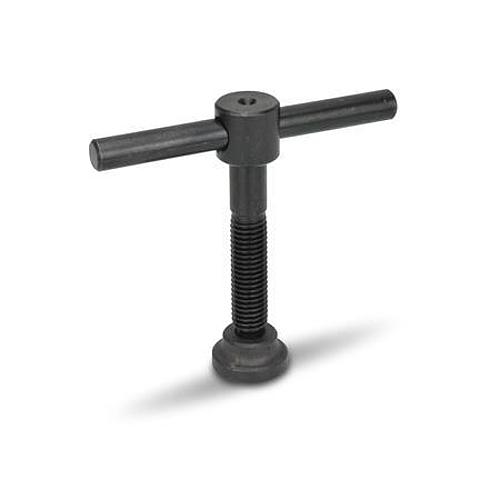 DIN 6304-M10-60-E KNEBELSCHRAUBE, FESTER KNEBEL - DIN 6304 Knebelschrauben - mit festem Knebel-Abbildung