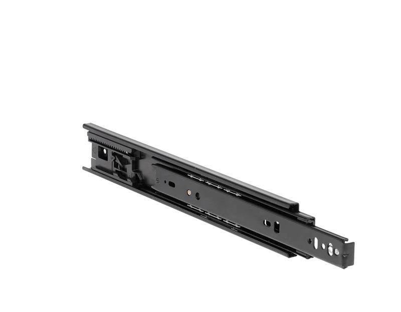 Accuride DB3832-0035EC-D Teleskopschienen mit Soft-Close, 100% Vollauszug, 12,7x45,7, SL 350,TR 310, 43kg, schwarz verzinkt - Accuride DB3832EC-D Teleskopschienen mit Easy Soft-Close - Vollauszug - 12 7x45 7 - bis 45kg - schwarz