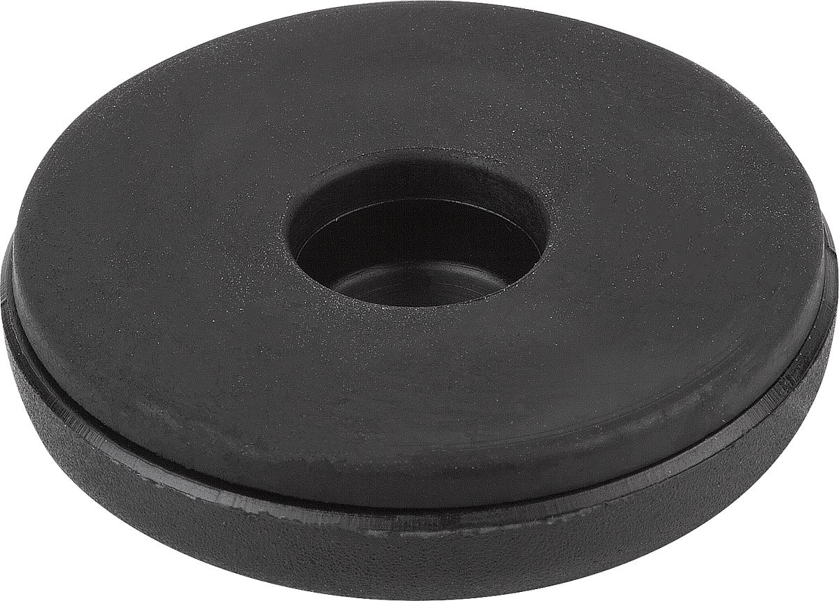 Kipp K0428.20403 TELLER F.STELLFUSS ECO LINE FORM B, KUNSTSTOFF, ANTISLIPPLAT - K0428-20403 TELLER FUER STELLFUSS ECO LINE FORM B - KUNSTSTOFF - ANTISLIPPLAT