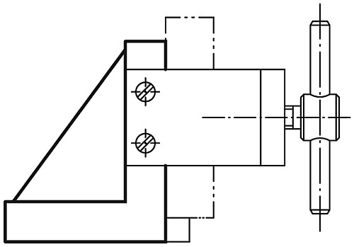 Norelem 01520-01X150 L WINKEL M. VERSTÄRKUNGSRIPPEN GG, L=150 - Norelem 01520 L Winkel mit Verstaerkungsrippen Grauguss