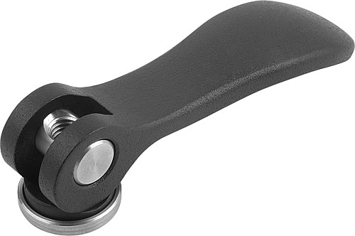 Norelem 04232-1501105 EXZENTERHEBEL GR .1  M5, MIT ALUMINIUMGRIFF - Norelem 04232-IG Exzenterhebel mit Innengewinde