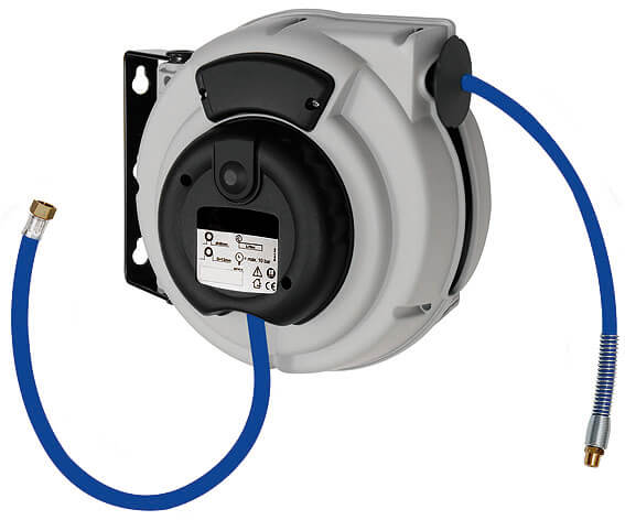 RIEGLER 275.09 Schlauchaufroller, PU-Schlauch ø 12x8, G 1/4, Schlauchlänge 9 m - LE71512 275-09 Schlauchaufroller Standardausfuehrung