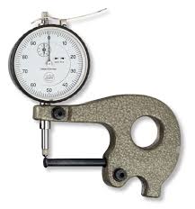 Leschhorn 80101-J50W Rohrwand Dickenmessgerät J50 W mit Analog Anzeige, Messbereich 12,5 mm, Bügeltiefe 50 mm, Ablesung 0,01 mm, - 80101 Rohrwand Dickenmessgeraet Analog