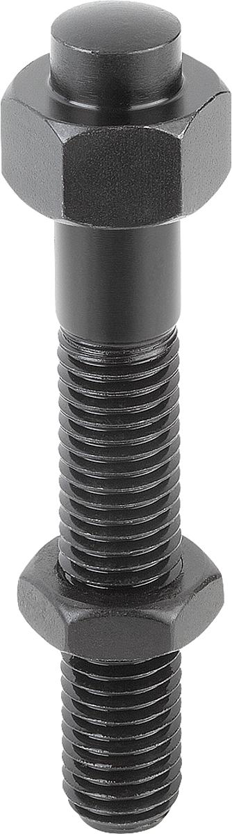 Kipp K0306.08 VERSTELLBARER AUFLAGEBOLZEN M8, MIT GEGENMUTTER - K0306-08 VERSTELLBARER AUFLAGEBOLZEN M8 - MIT GEGENMUTTER