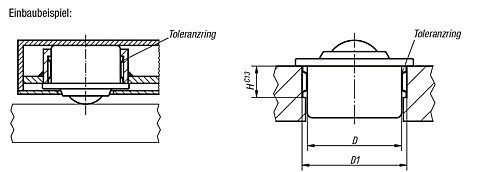 Kipp K0766.024 95164 024 Toleranzringe - KIPP K0766 Toleranzringe