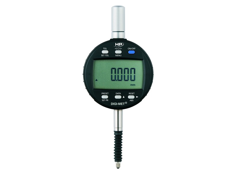 Helios Preisser, 1730 506  DIGI-MET Messuhr  25,0 mm Messbereich, 0,001 mm Ablesung, 0,005 mm Genauigkeit - Helios Preisser 1730 1732 DIGI-MET Messuhr