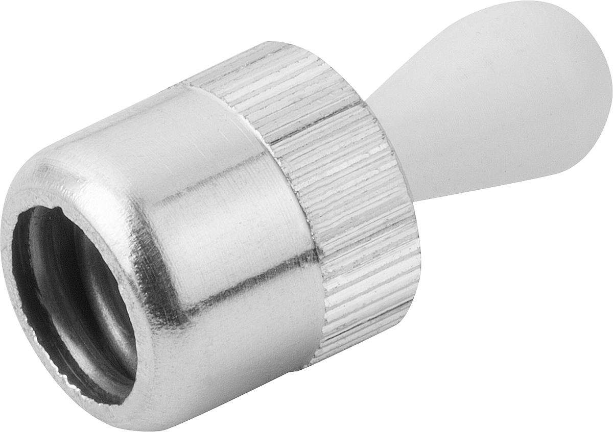 Kipp K0368.71064 FEDERNDES SEITENDRUCKSTÜCK, D=10, D1=6, F=40N - K0368-71064 FEDERNDES SEITENDRUCKSTUECK - D 10 - D1 6 - F 40N