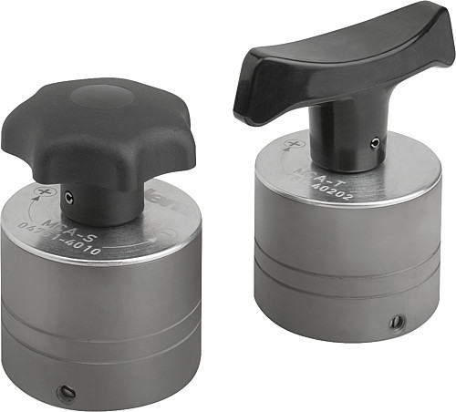 Norelem 04751-4010 SPANNMUTTER MIT STERNGRIFF - Norelem 04751 Spannmuttern mit Stern oder T Griff