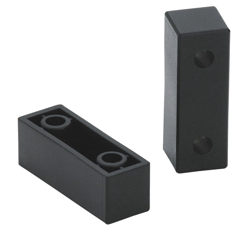 Leschhorn O411 Scharniere  I 40; A 65; Bohrung d1 8,5; Kunststoff PA, schwarz, - LE O411 Scharniere - Kunststoff-EcoLine-Abbildung