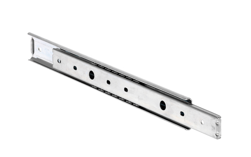 Accuride DZ2026-0040 Teleskopschienen 75% Teilauszug, Auszug in beide Richtungen, 9,5x35,3, SL 400,TR 285,9, 45kg, hell verzinkt - 2026 Accuride Teleskopschiene