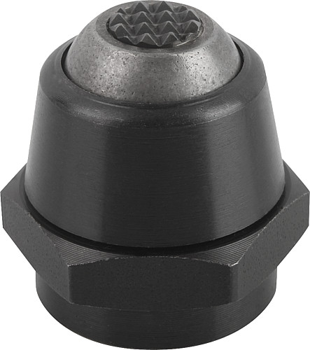 Kipp K0283.906 PENDELAUFLAGE FORM M  M6, D1=16 - KIPP K0283-M Pendelauflagen - Neigungswinkel 20 Grad - Form M