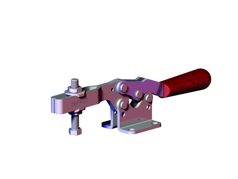 DESTACO 235-USS Horizontalspanner Haltekraft 3200N - 3400N, Öffnungswinkel 90° - 235-USS Horizontalspanner - U- Spannarm - Fuss abgewinkelt - Edelstahlausfuehrung