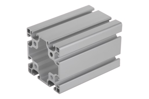 Norelem 10045-088080X1000 ALUMINIUMPROFIL LEICHT 1000X80X80, TYP I - NLM 10045 Aluminiumprofile 80x80 leicht Typ I-Abbildung