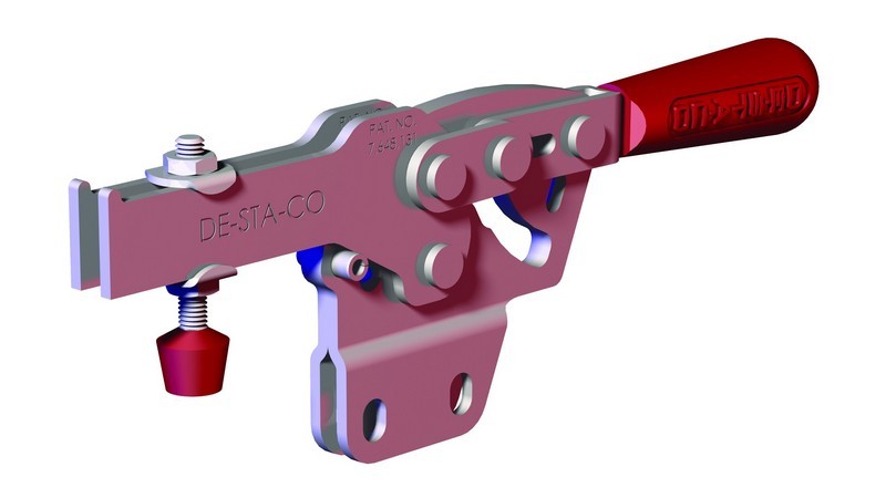 DESTACO 2017-U Horizontalspanner Haltekraft 2500N, Öffnungswinkel 75° - 2017-UBR Horizontalspanner - U- Spannarm - Fuss gerade