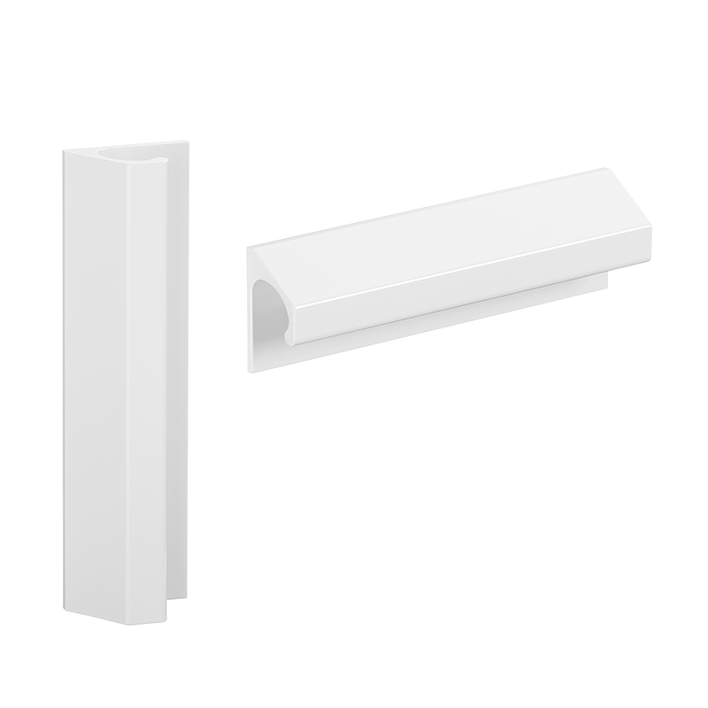 Leschhorn LF-02.100.9003A Griffleiste, antibakteriell, Profilaluminium, A=100 - LE LF Griffleiste - antibakterielle Serie - Aluminium