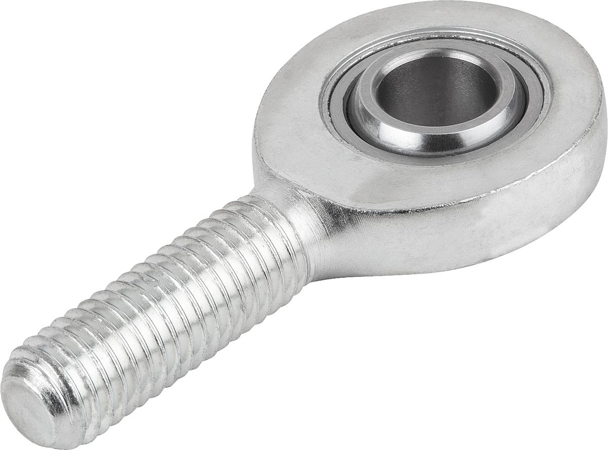 Kipp K0722.101 GELENKKOPF M. GLEITLAGERUNG LINKS, D=10H7 - K0722-101 GELENKKOPF MIT GLEITLAGERUNG LINKS - D 10H7