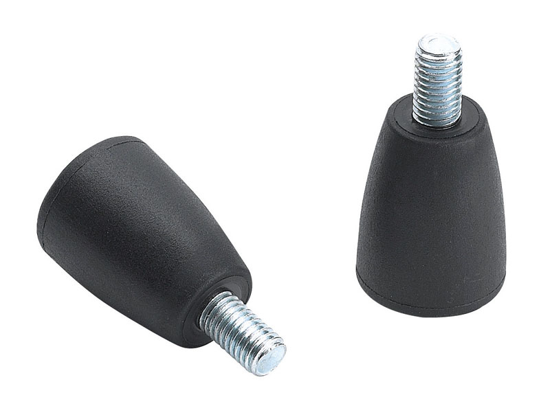 Leschhorn I112 Konusschrauben  D 21; d 13; Gewinde d1 M5; Kunststoff PA, schwarz - Boteco I112 Konusschrauben