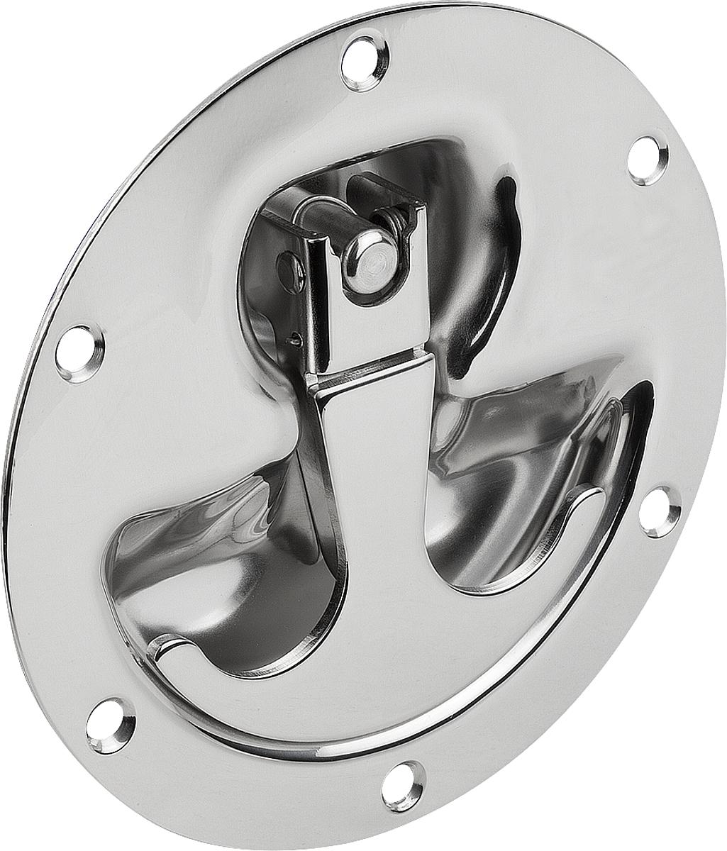 Kipp K0243.1120000 EINBAUGRIFF FORM A EDELSTAHL, - K0243-1120000 EINBAUGRIFF FORM A EDELSTAHL