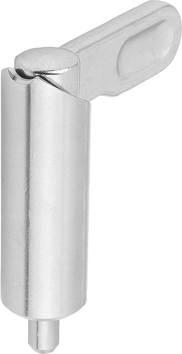 Kipp K0640.1080410 SPERRRIEGEL FORM E            EDELSTAHL, D=4, D1=10 GLATTE H - K0640-1080410 SPERRRIEGEL FORM E EDELSTAHL - D 4 - D1 10 GLATTE H